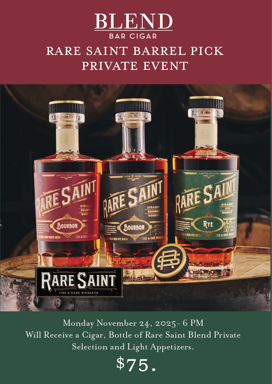 - Indianapolis Only - Rare Saint Barrel Pick - Private Event