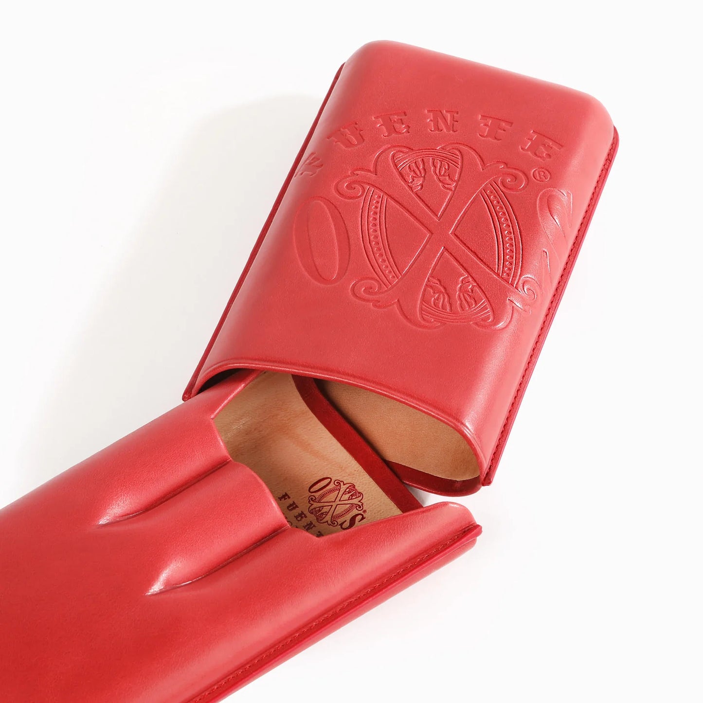 Opus X Society - Spanish Nobuk Leather 3 Cigars Case